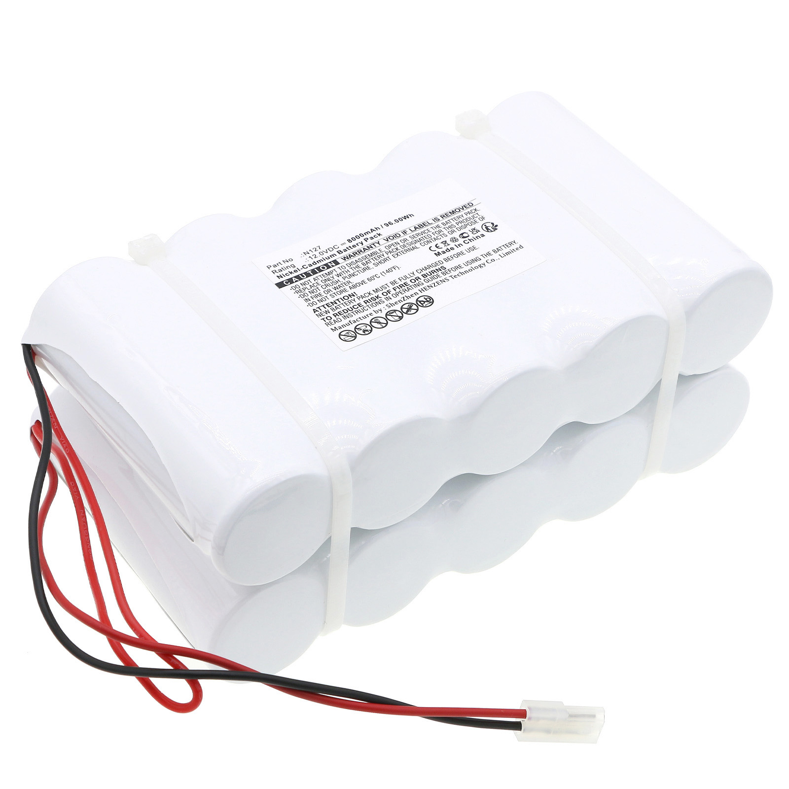 Synergy Digital Security and Safety Battery, Compatible with BIG BEAM 126-0874GR Security and Safety Battery (Ni-CD, 12V, 8000mAh)