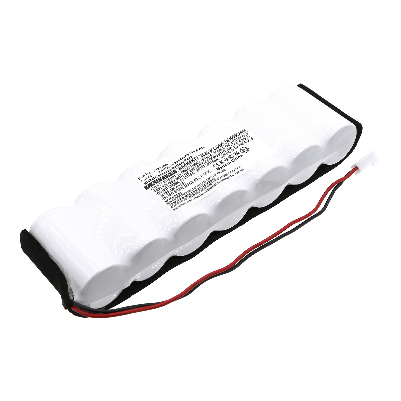 Synergy Digital Emergency Lighting Battery, Compatible with DUAL-LITE D-SC 1800BT Emergency Lighting Battery (Ni-CD, 8.4V, 2000mAh)