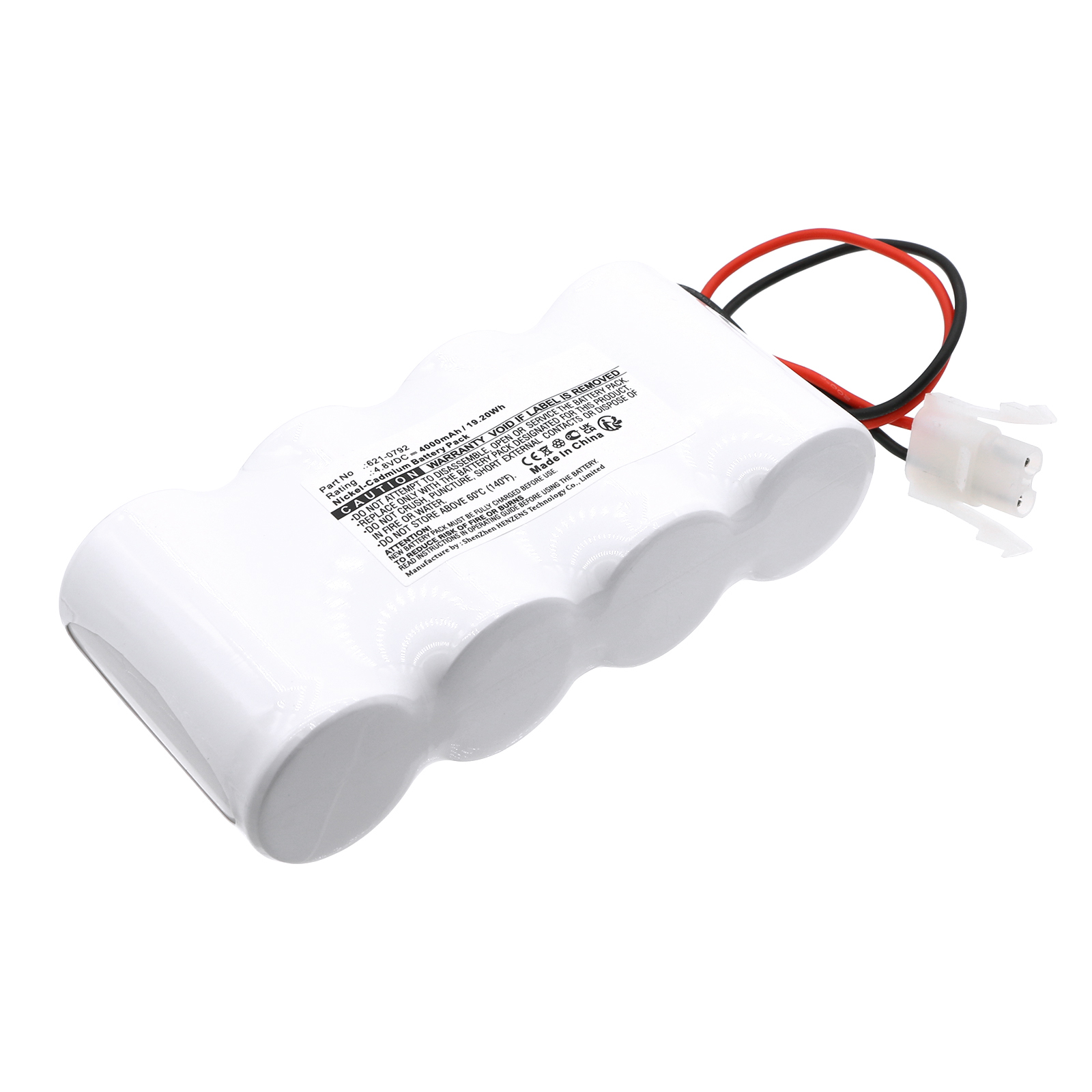 Synergy Digital Emergency Lighting Battery, Compatible with Lite-Plan 3409 Emergency Lighting Battery (Ni-CD, 4.8V, 4000mAh)