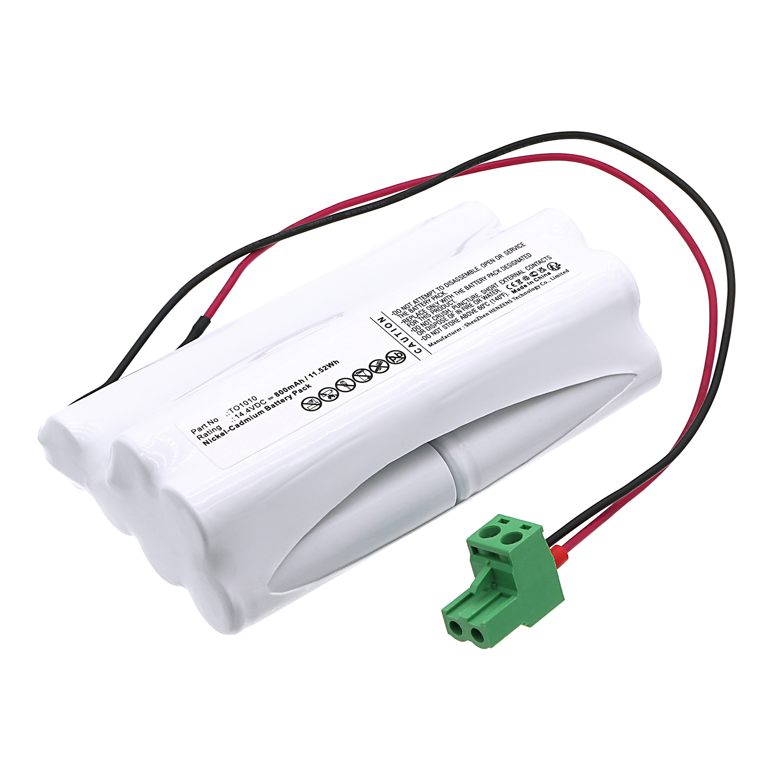 Synergy Digital Automatic Doors Battery, Compatible with GEZE TO1010 Automatic Doors Battery (Ni-CD, 14.4V, 800mAh)