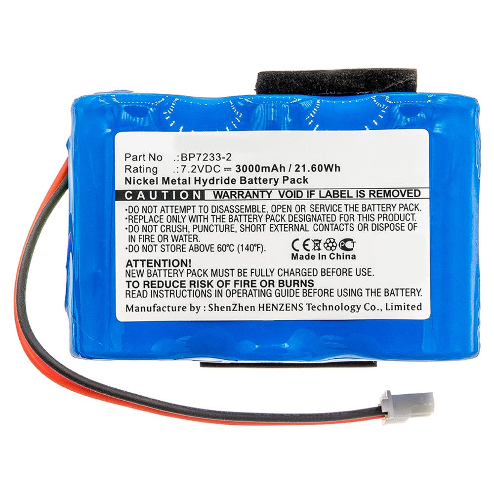 Synergy Digital Equipment Battery, Compatible with BIRDOG BP7233-2 Equipment Battery (Ni-MH, 7.2V, 3000mAh)