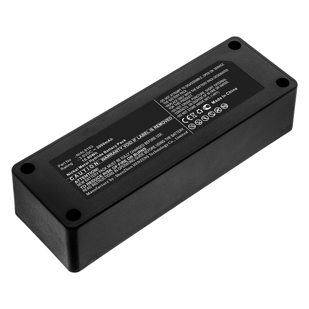 Synergy Digital Medical Battery, Compatible with Alaris Medicalsystems NIAL9163 Medical Battery (Ni-MH, 3.6V, 3000mAh)