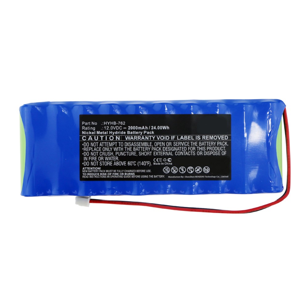 Synergy Digital Medical Battery, Compatible with Angel HYHB-762 Medical Battery (Ni-MH, 12V, 2000mAh)