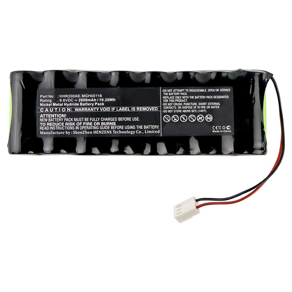 Synergy Digital Medical Battery, Compatible with Arcomed AG HHR200A9, MGH00116 Medical Battery (Ni-MH, 9.6V, 2000mAh)