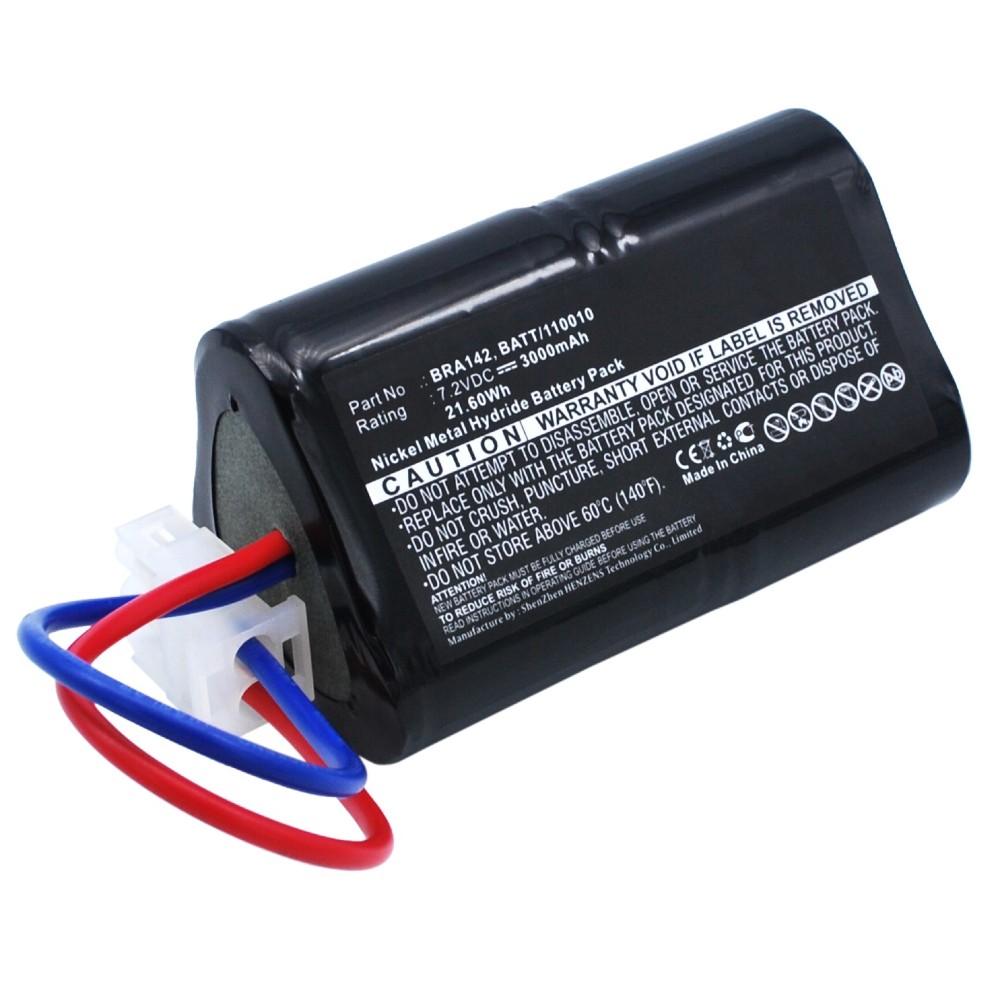 Synergy Digital Medical Battery, Compatible with Braun 110010, 120010, 34506349, BATT/110010, BRA142 Medical Battery (Ni-MH, 7.2V, 3000mAh)