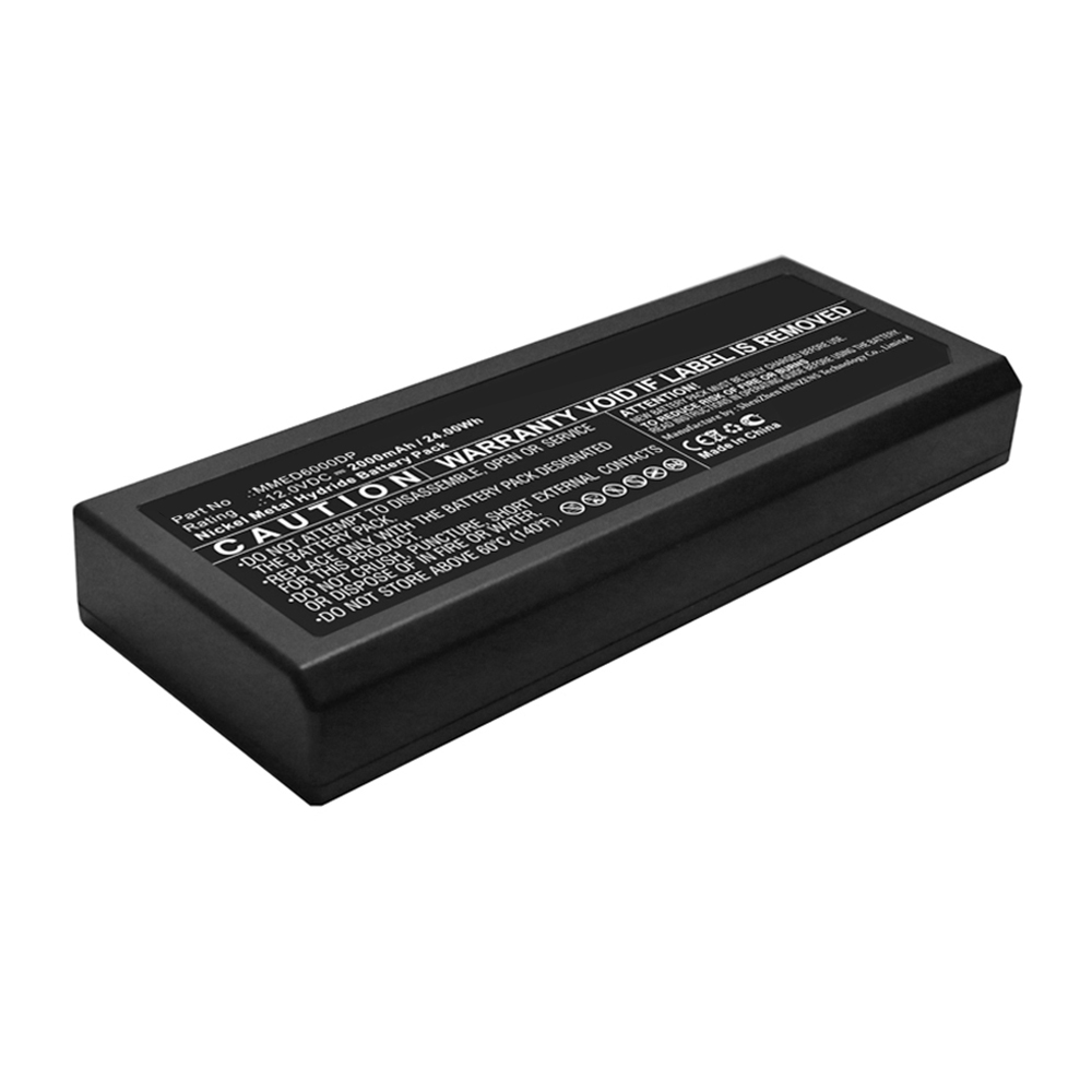 Synergy Digital Medical Battery, Compatible with ChoiceMMed MMED6000DP Medical Battery (Ni-MH, 12V, 2000mAh)