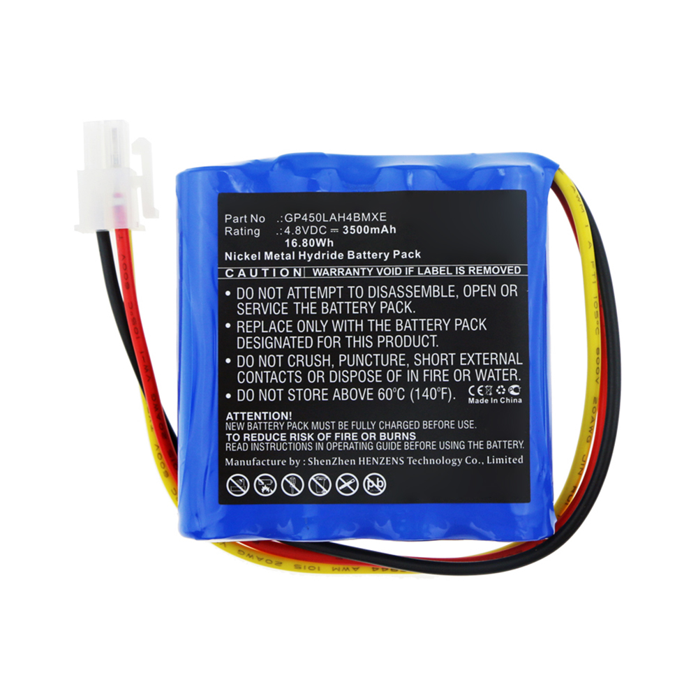 Synergy Digital Medical Battery, Compatible with COSMED GP450LAH4BMXE Medical Battery (Ni-MH, 4.8V, 3500mAh)