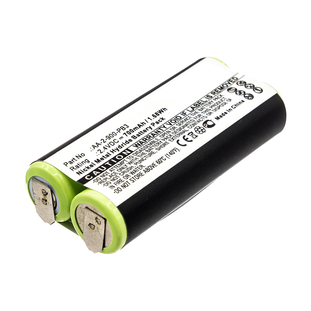Synergy Digital Personal Care Battery, Compatible with Clarisonic AA-2-900-PB3 Personal Care Battery (Ni-MH, 2.4V, 700mAh)