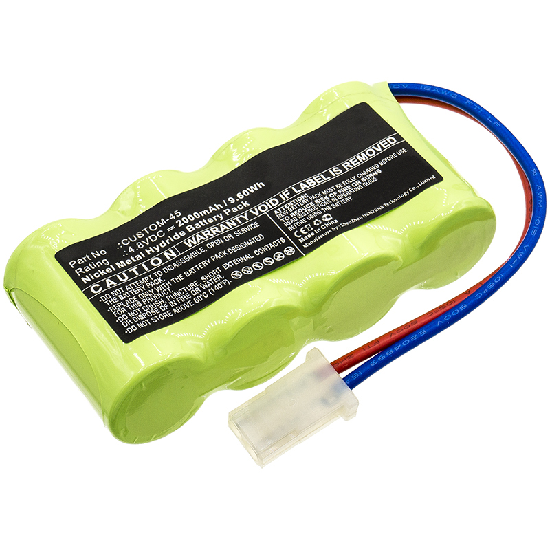 Synergy Digital Emergency Lighting Battery, Compatible with Lithonia CUSTOM-45 Emergency Lighting Battery (4.8V, Ni-MH, 2000mAh)