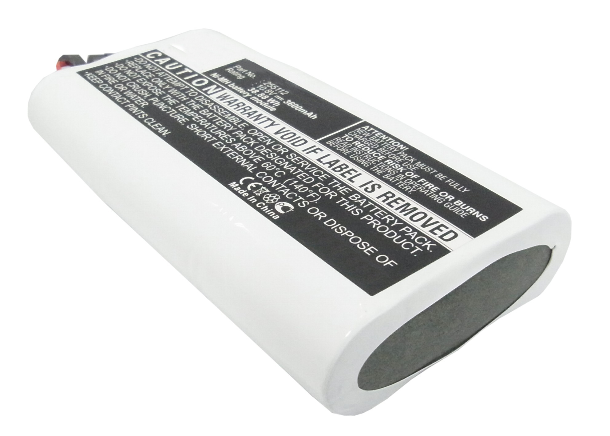Synergy Digital Equipment Battery, Compatible with Fluke 255112 Equipment Battery (10.8V, Ni-MH, 3600mAh)