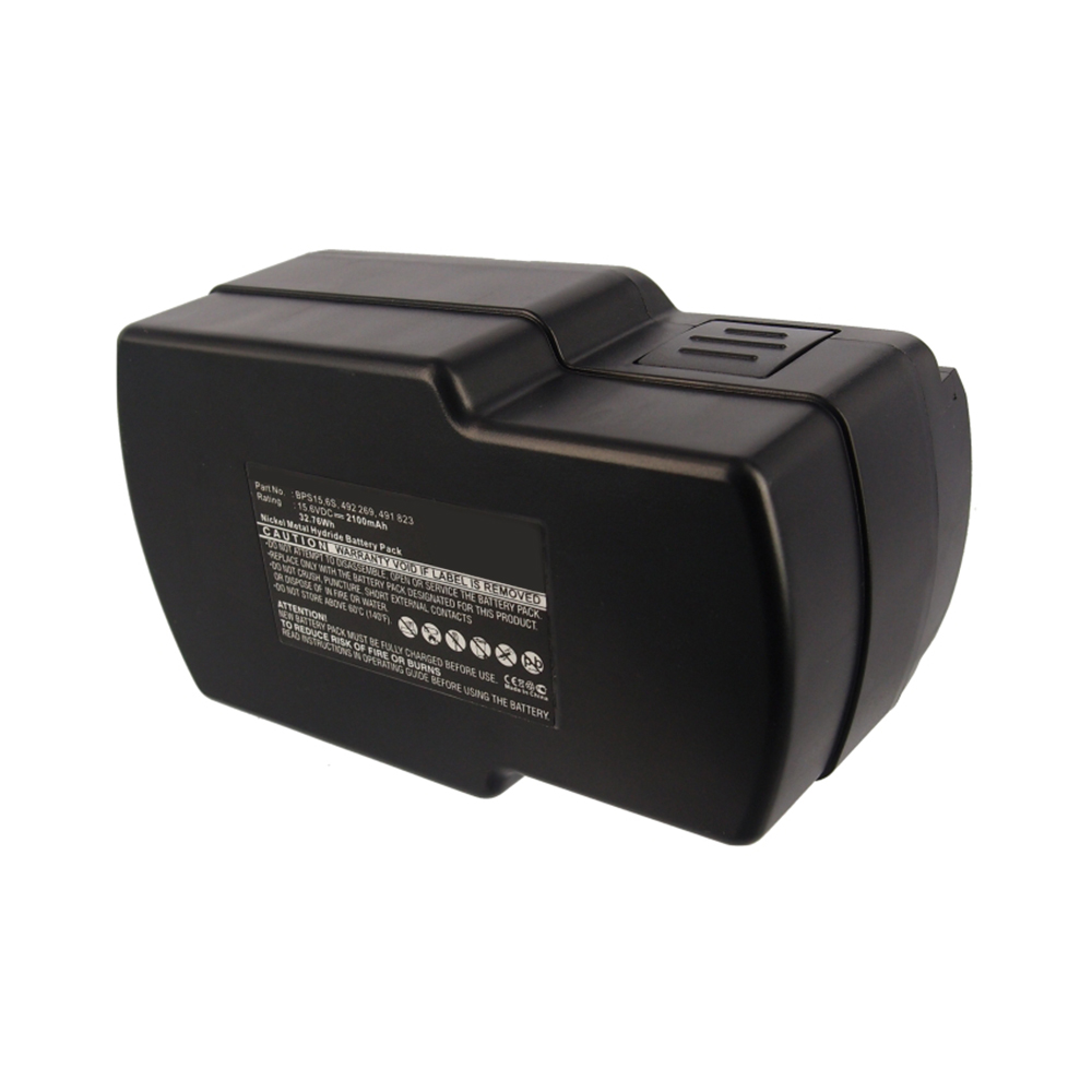 Synergy Digital Power Tool Battery, Compatible with Festool 491 823, 492 269, 6S, BPS15, BPS15.6 Power Tool Battery (15.6V, Ni-MH, 2100mAh)