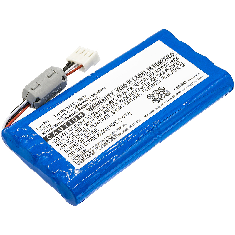 Synergy Digital Medical Battery, Compatible with Fukuda T8HR4/3FAUC-5887 Medical Battery (9.6V, Ni-MH, 3800mAh)