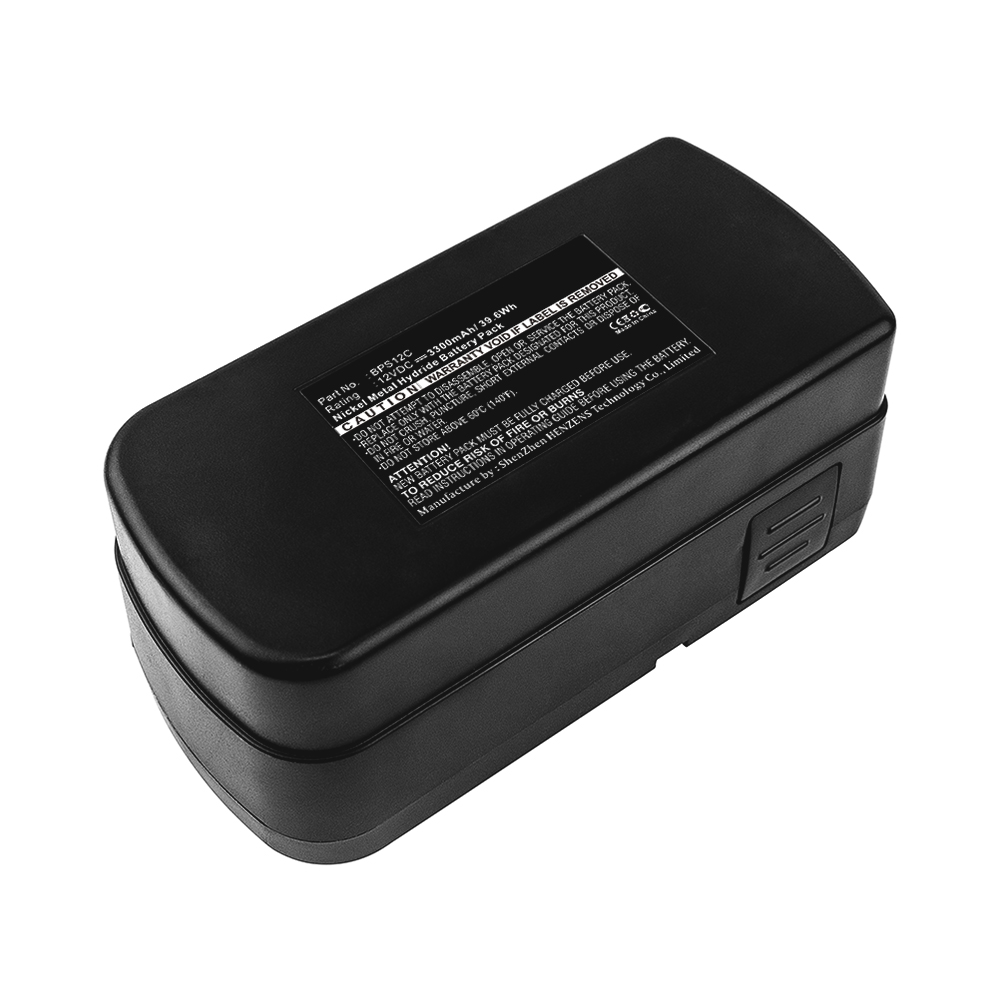 Synergy Digital Power Tool Battery, Compatible with Festool BPS12, BPS12C, BPS12S Power Tool Battery (12V, Ni-MH, 3300mAh)