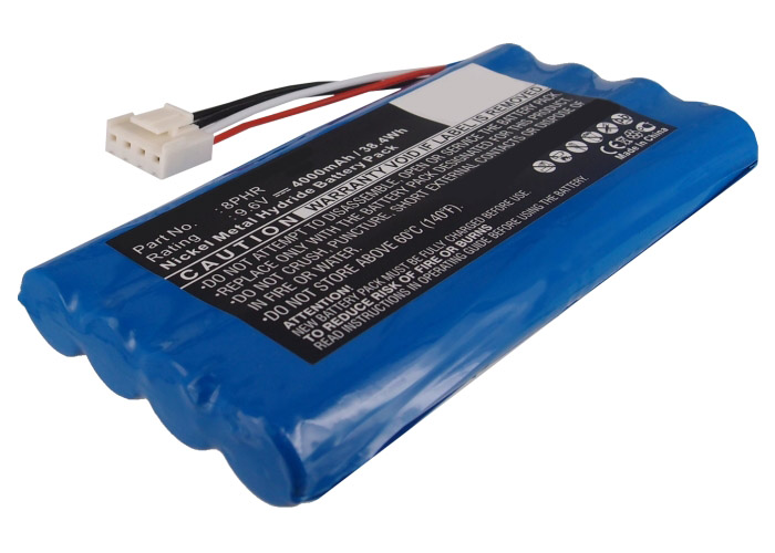 Synergy Digital Medical Battery, Compatible with Fukuda 8PHR, T8HR4/3FAUC-5345 Medical Battery (9.6V, Ni-MH, 4000mAh)