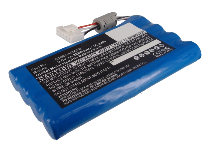 Synergy Digital Medical Battery, Compatible with Fukuda 8/HRY-4/3AFD Medical Battery (9.6V, Ni-MH, 3800mAh)