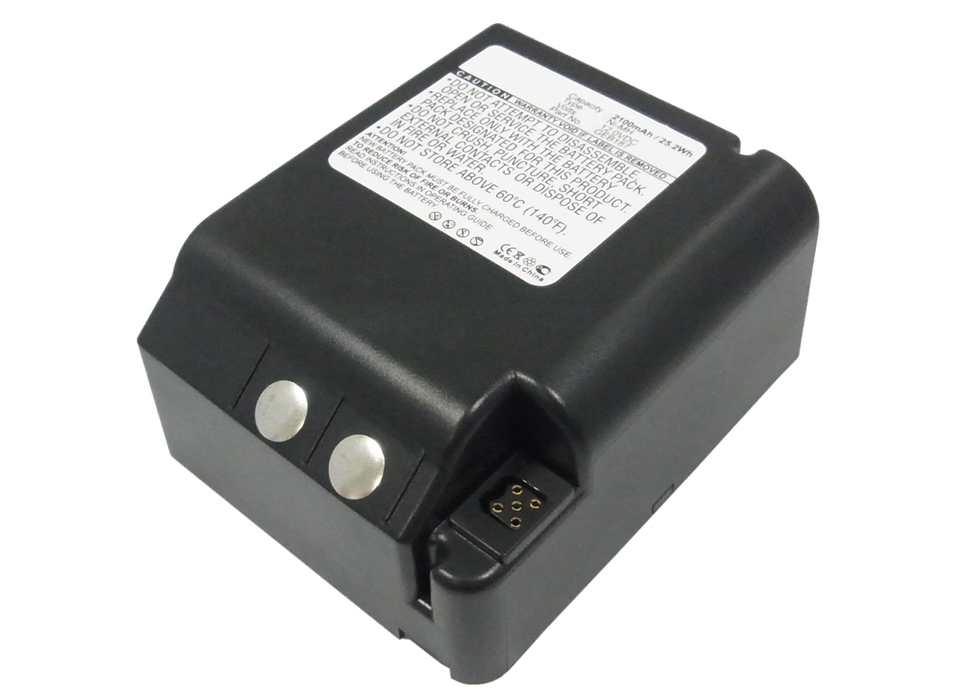 Synergy Digital Equipment Battery, Compatible with Leica GEB187, GEB87 Equipment Battery (12V, Ni-MH, 2100mAh)