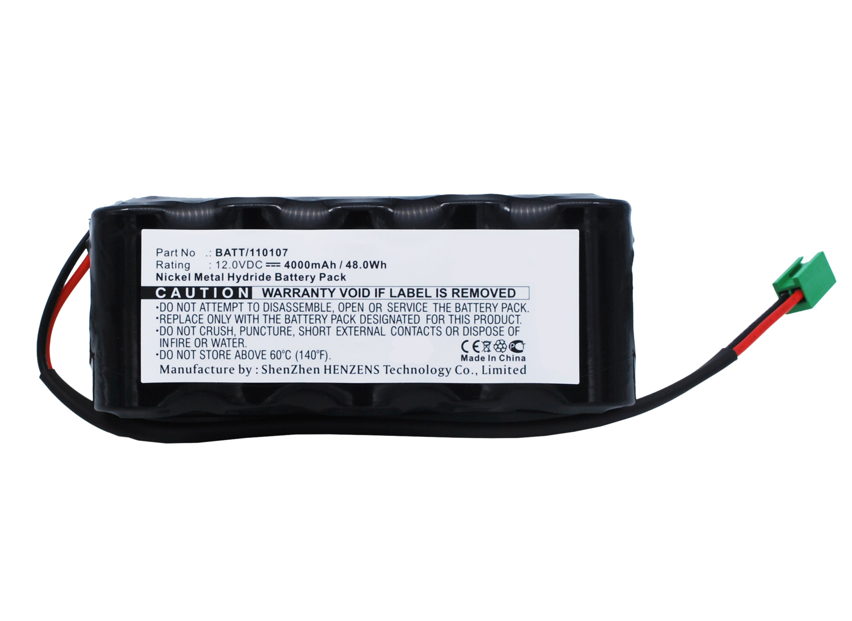 Synergy Digital Medical Battery, Compatible with GE  Medical Battery (12V, Ni-MH, 4000mAh)