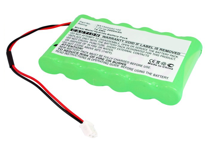 Synergy Digital Equipment Battery, Compatible with Graetz NA150D05C100 Equipment Battery (7.2V, Ni-MH, 2000mAh)