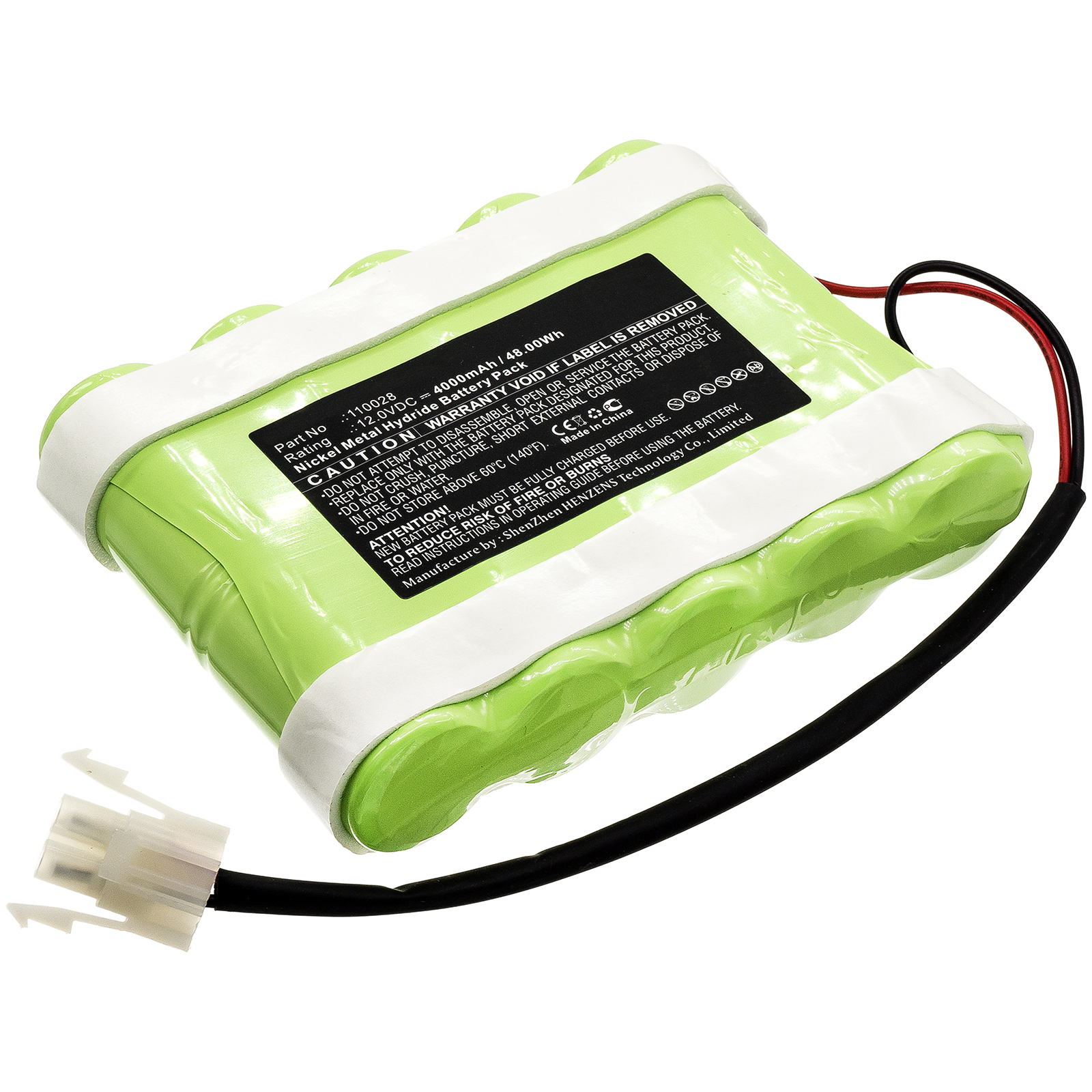 Synergy Digital Medical Battery, Compatible with Hellige 110028 Medical Battery (12V, Ni-MH, 4000mAh)