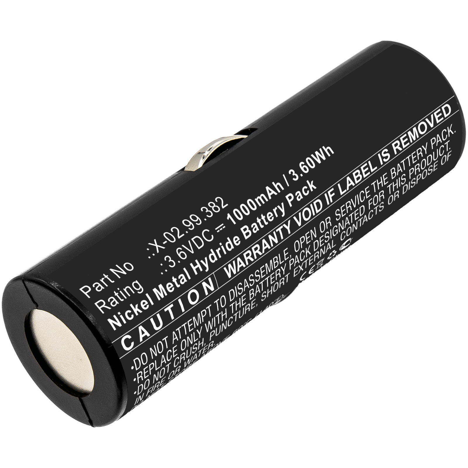 Synergy Digital Medical Battery, Compatible with Heine BATT/110904-A1, X-02.99.380, X-02.99.382 Medical Battery (3.6V, Ni-MH, 1000mAh)