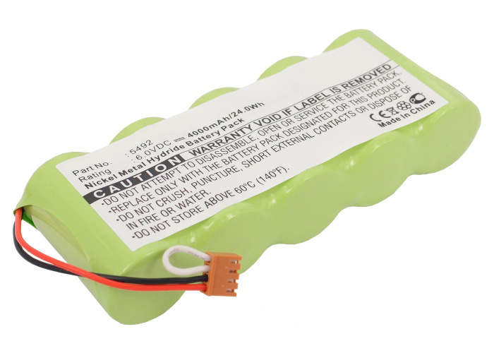Synergy Digital Medical Battery, Compatible with Respironics 130-0017-00-T, OM11198 Medical Battery (6V, Ni-MH, 4000mAh)