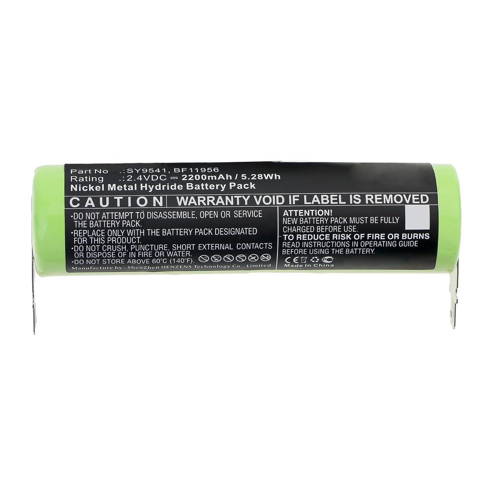 Synergy Digital Kitchenware Battery, Compatible with Kenwood BF11956 Kitchenware Battery (Ni-MH, 2.4V, 2200mAh)