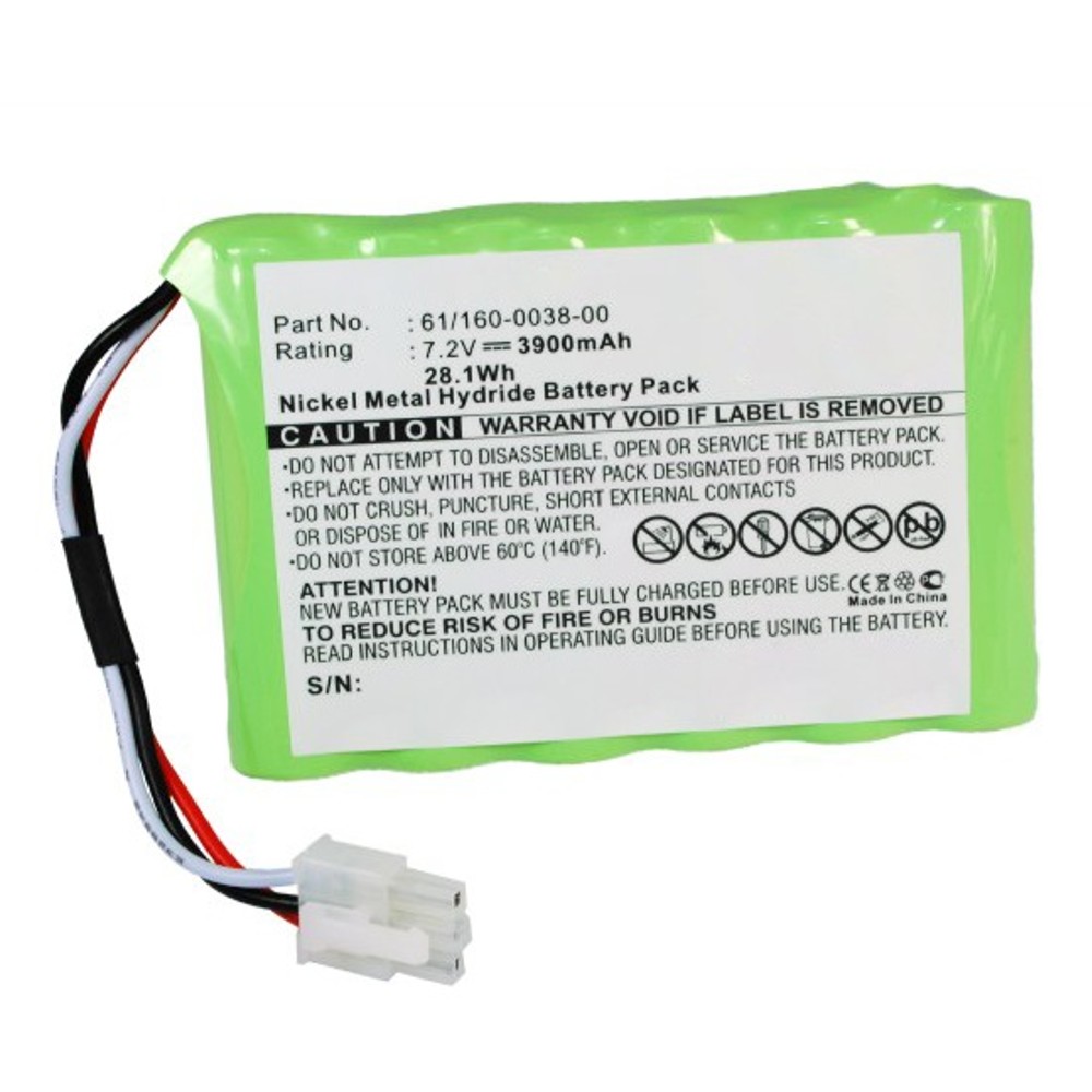 Synergy Digital Equipment Battery, Compatible with Riser Bond 61/160-0038-00 Equipment Battery (Ni-MH, 7.2V, 3900mAh)