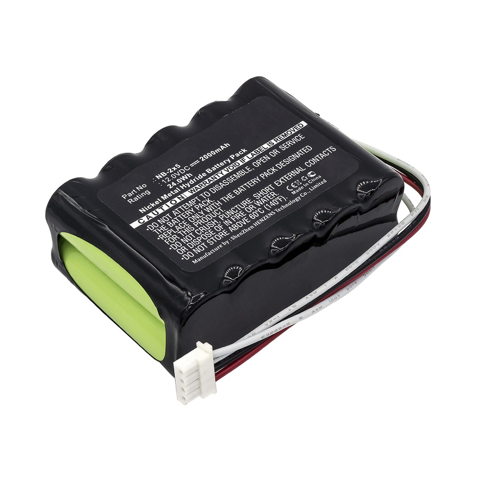 Synergy Digital Equipment Battery, Compatible with SatLook NB-2x5 Equipment Battery (Ni-MH, 12V, 2000mAh)