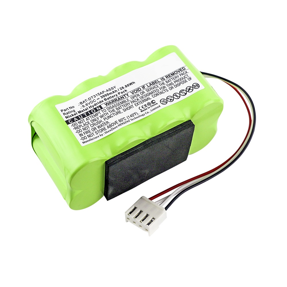 Synergy Digital Equipment Battery, Compatible with Shimpo BAT-DT315A/P Equipment Battery (Ni-MH, 9.6V, 3000mAh)