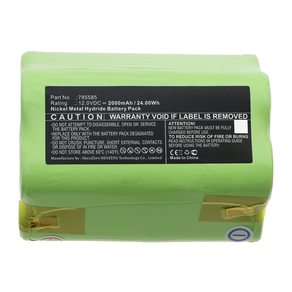 Synergy Digital Equipment Battery, Compatible with Soehnle 785585 Equipment Battery (Ni-MH, 12V, 2000mAh)