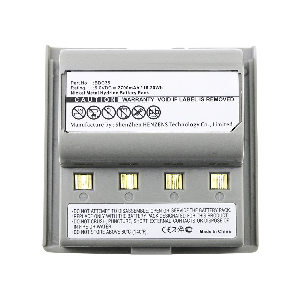Synergy Digital Equipment Battery, Compatible with Sokkia BDC35 Equipment Battery (Ni-MH, 6V, 2700mAh)