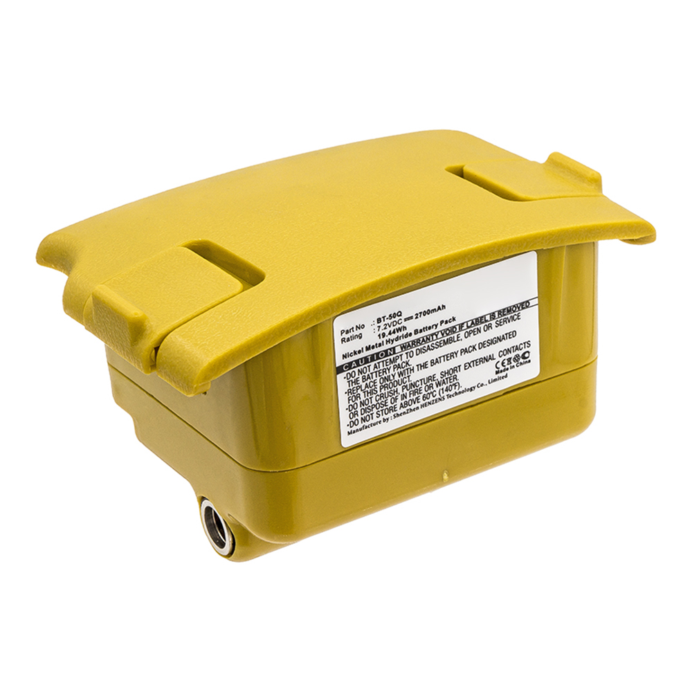 Synergy Digital Equipment Battery, Compatible with Topcon BT-50Q Equipment Battery (Ni-MH, 7.2V, 2700mAh)