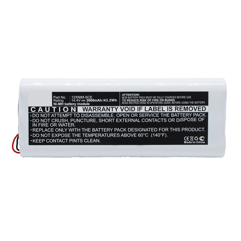 Synergy Digital Equipment Battery, Compatible with Wavetek 12XNIM-SCE Equipment Battery (Ni-MH, 14.4V, 3000mAh)