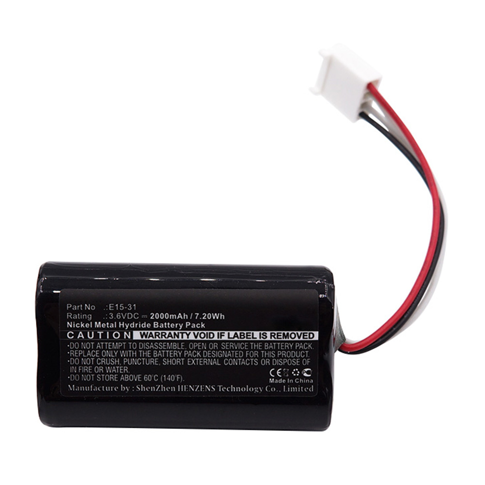 Synergy Digital Equipment Battery, Compatible with X-Rite E15-31 Equipment Battery (Ni-MH, 3.6V, 2000mAh)