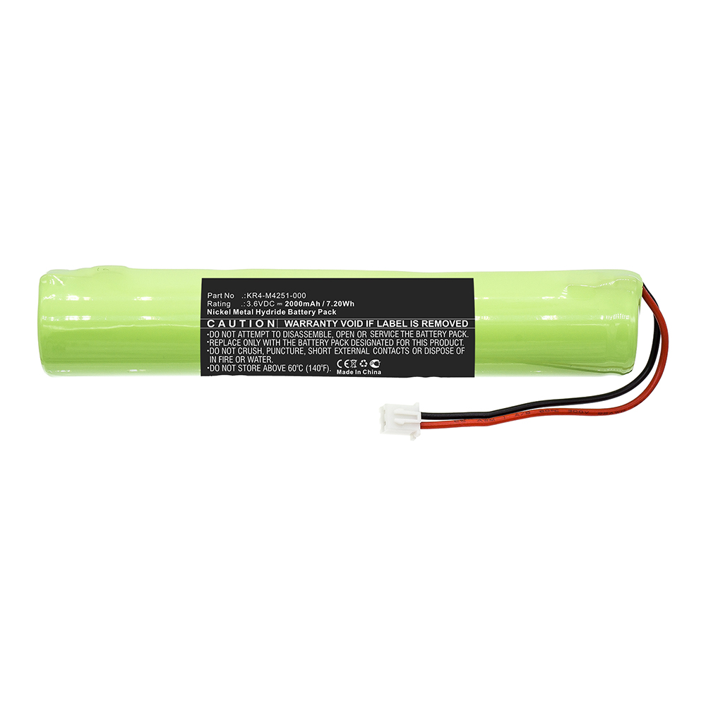 Synergy Digital PLC Battery, Compatible with Yamaha KR4-M4251-000 PLC Battery (Ni-MH, 3.6V, 2000mAh)