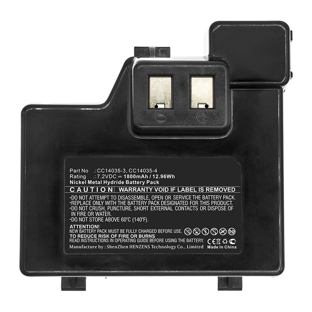 Synergy Digital Printer Battery, Compatible with Zebra CC14035-3 Printer Battery (Ni-MH, 7.2V, 1800mAh)