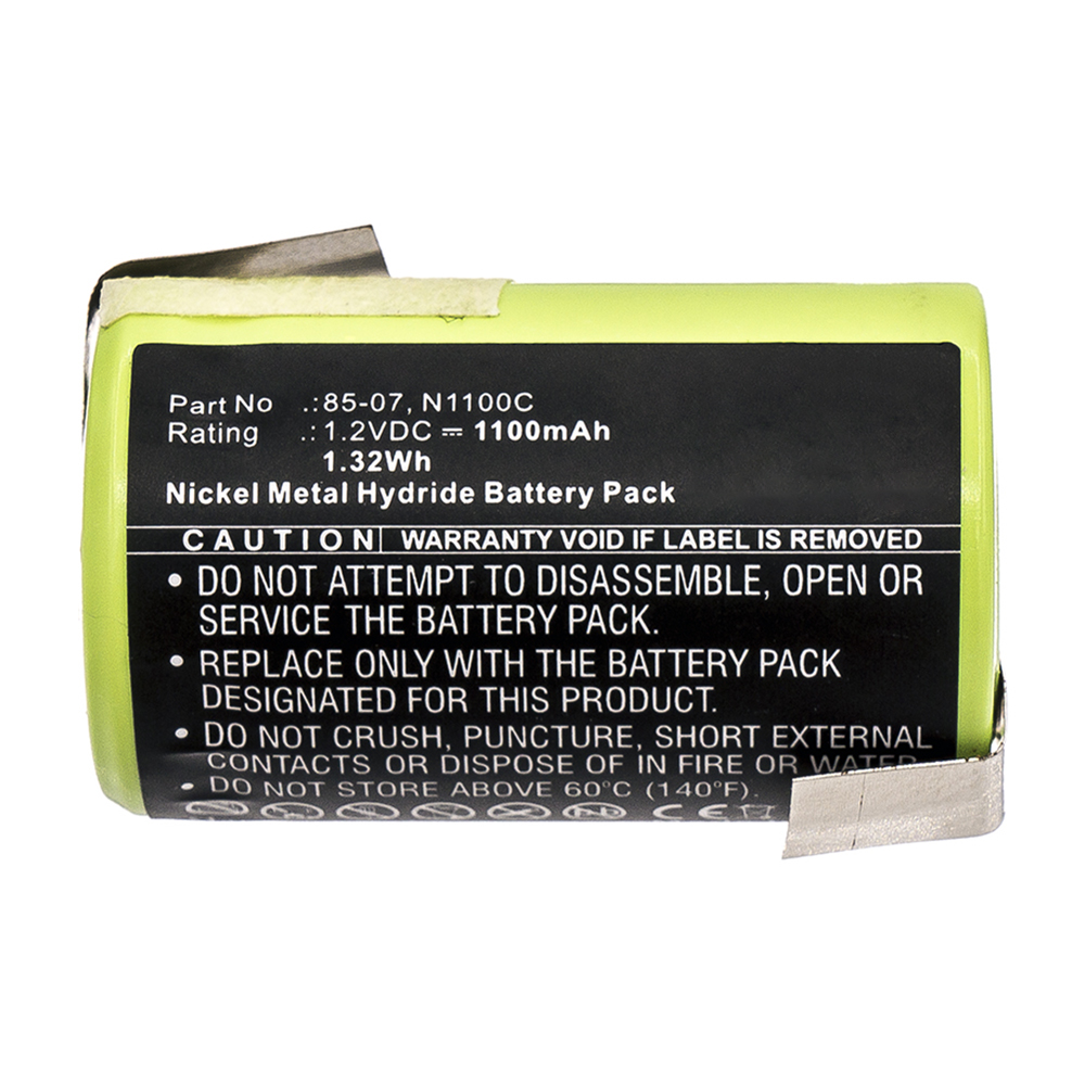 Synergy Digital Shaver Battery, Compatible with 85-07 Shaver Battery (1.2V, Ni-MH, 1100mAh)