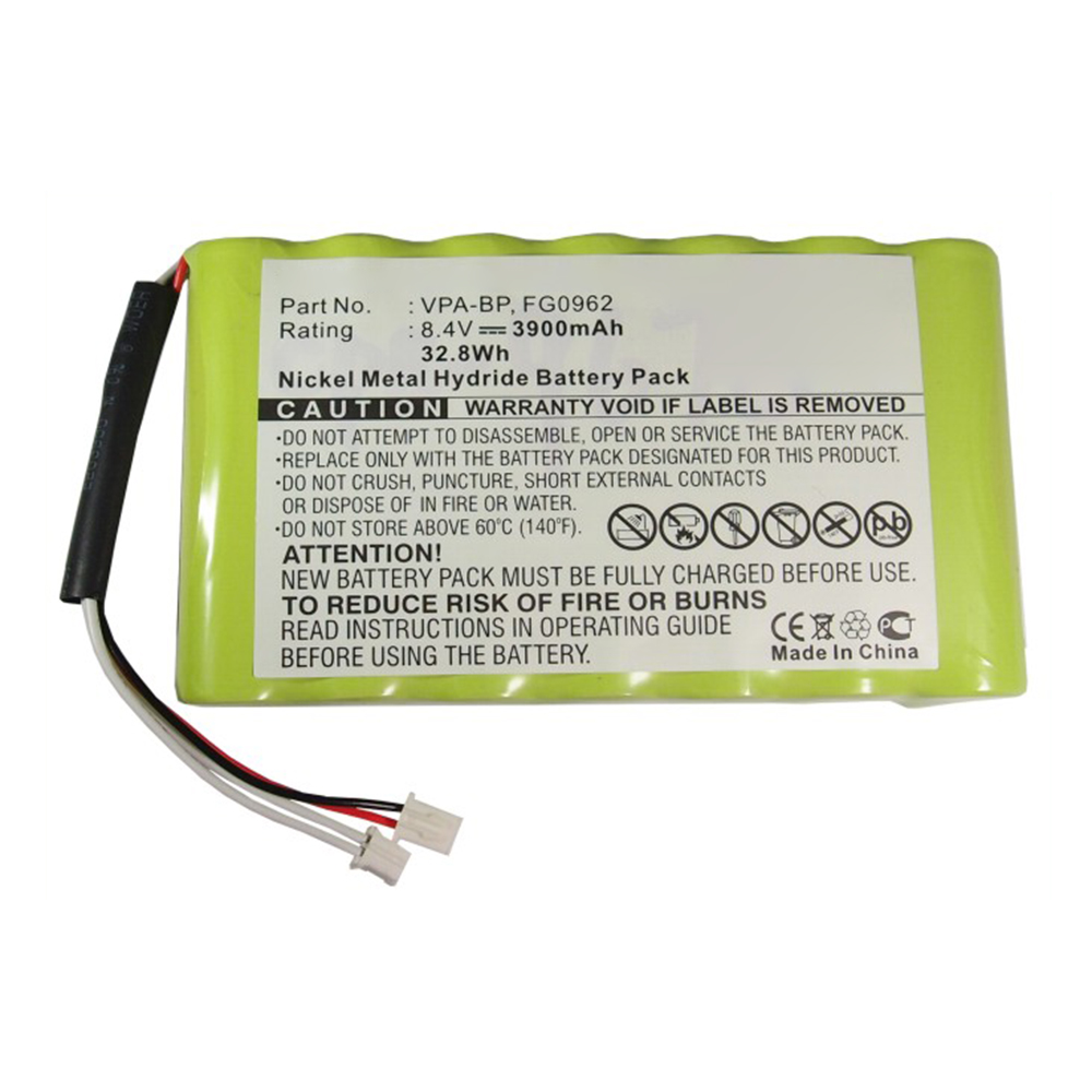Synergy Digital Equipment Battery, Compatible with AMX VPA-BP Equipment Battery (Ni-MH, 8.4V, 3900mAh)