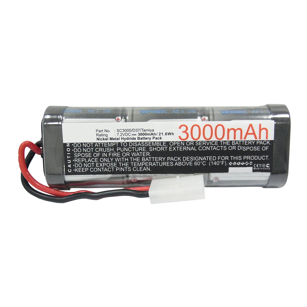 Synergy Digital Cars Battery, Compatible with Duratrax 1500 Cars Battery (Ni-MH, 7.2V, 3000mAh)