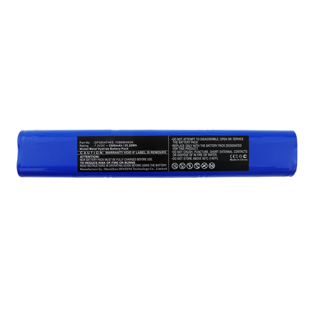 Synergy Digital Equipment Battery, Compatible with Mettler GP380AFH6S Equipment Battery (Ni-MH, 7.2V, 3500mAh)