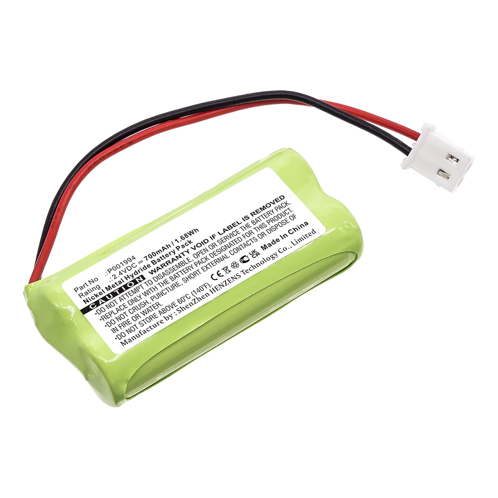 Synergy Digital Baby Monitor Battery, Compatible with Alecto  P001994 Baby Monitor Battery (Ni-MH, 2.4V, 700mAh)