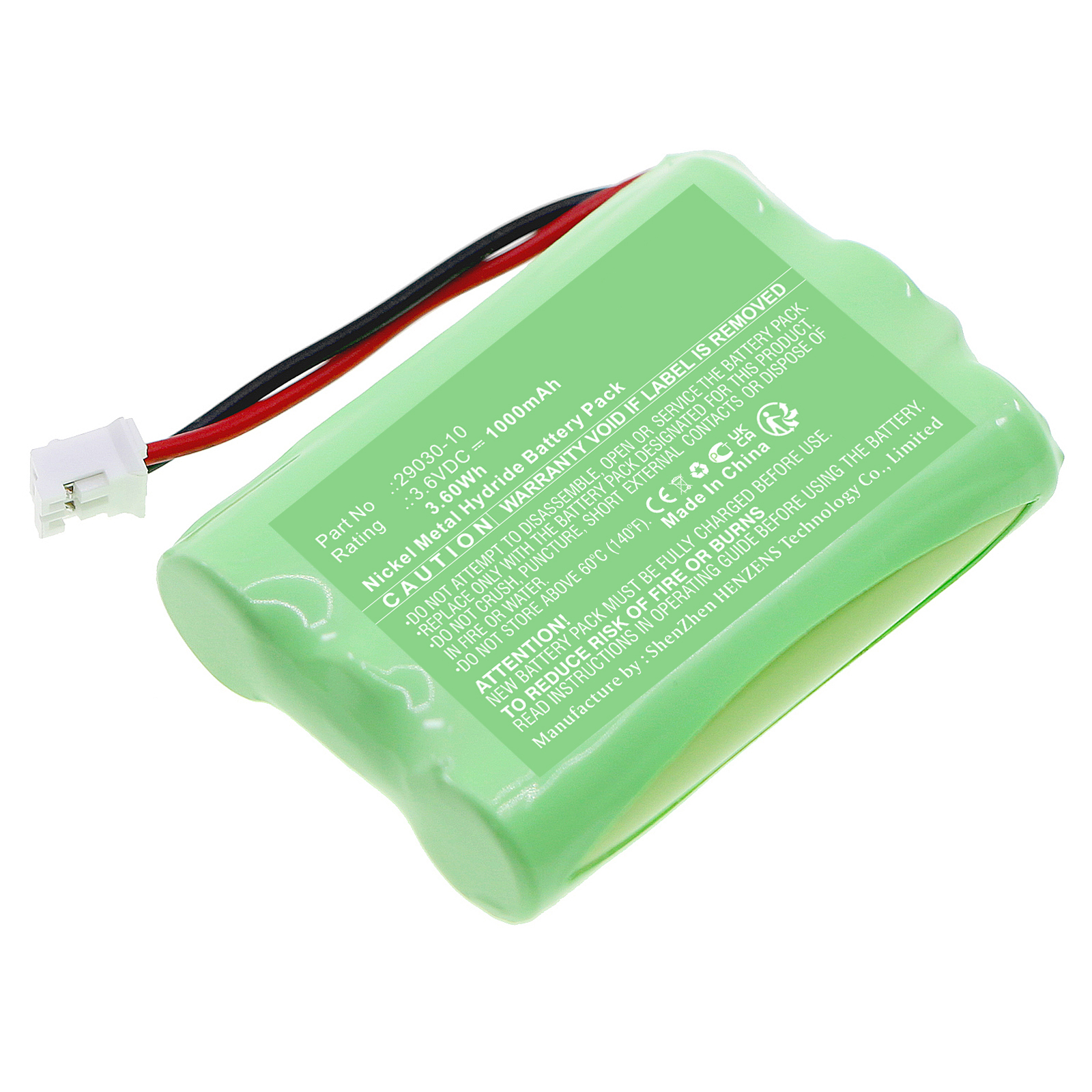 Synergy Digital Baby Monitor Battery, Compatible with Summer 29030-10 Baby Monitor Battery (Ni-MH, 3.6V, 1000mAh)