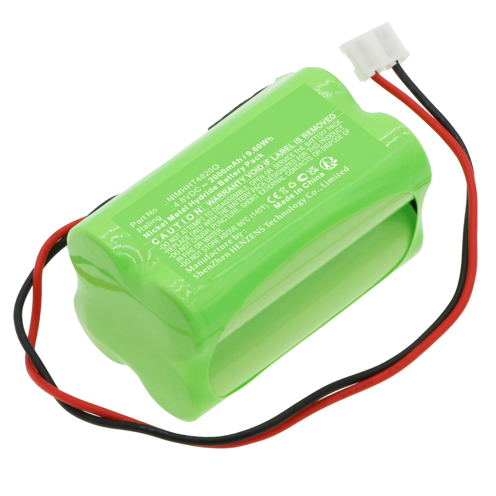 Synergy Digital Emergency Lighting Battery, Compatible with ABM NIMHHT4820Q Emergency Lighting Battery (Ni-MH, 4.8V, 2000mAh)