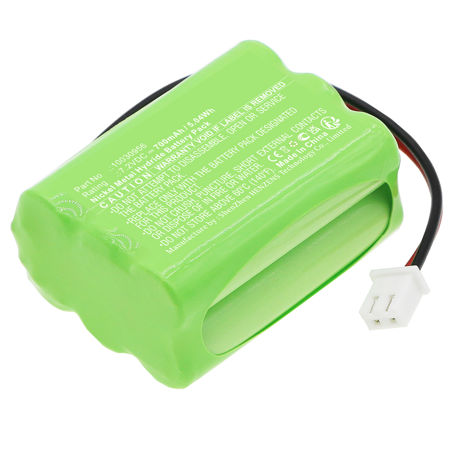 Synergy Digital Emergency Lighting Battery, Compatible with ESYLUX 10030956 Emergency Lighting Battery (Ni-MH, 7.2V, 700mAh)
