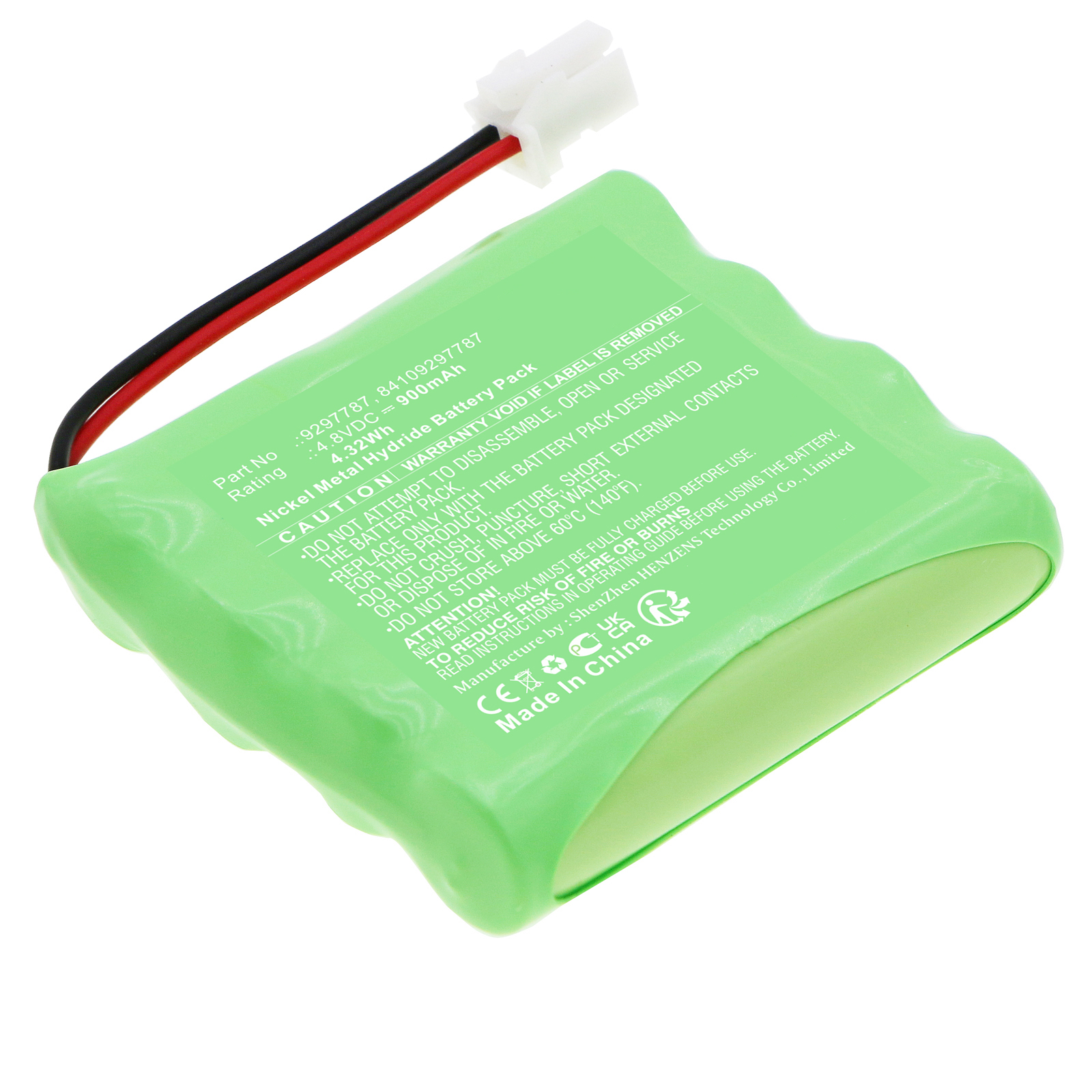 Synergy Digital Emergency Supply Battery, Compatible with BMW 84 10 9 297 787 Emergency Supply Battery (Ni-MH, 4.8V, 900mAh)