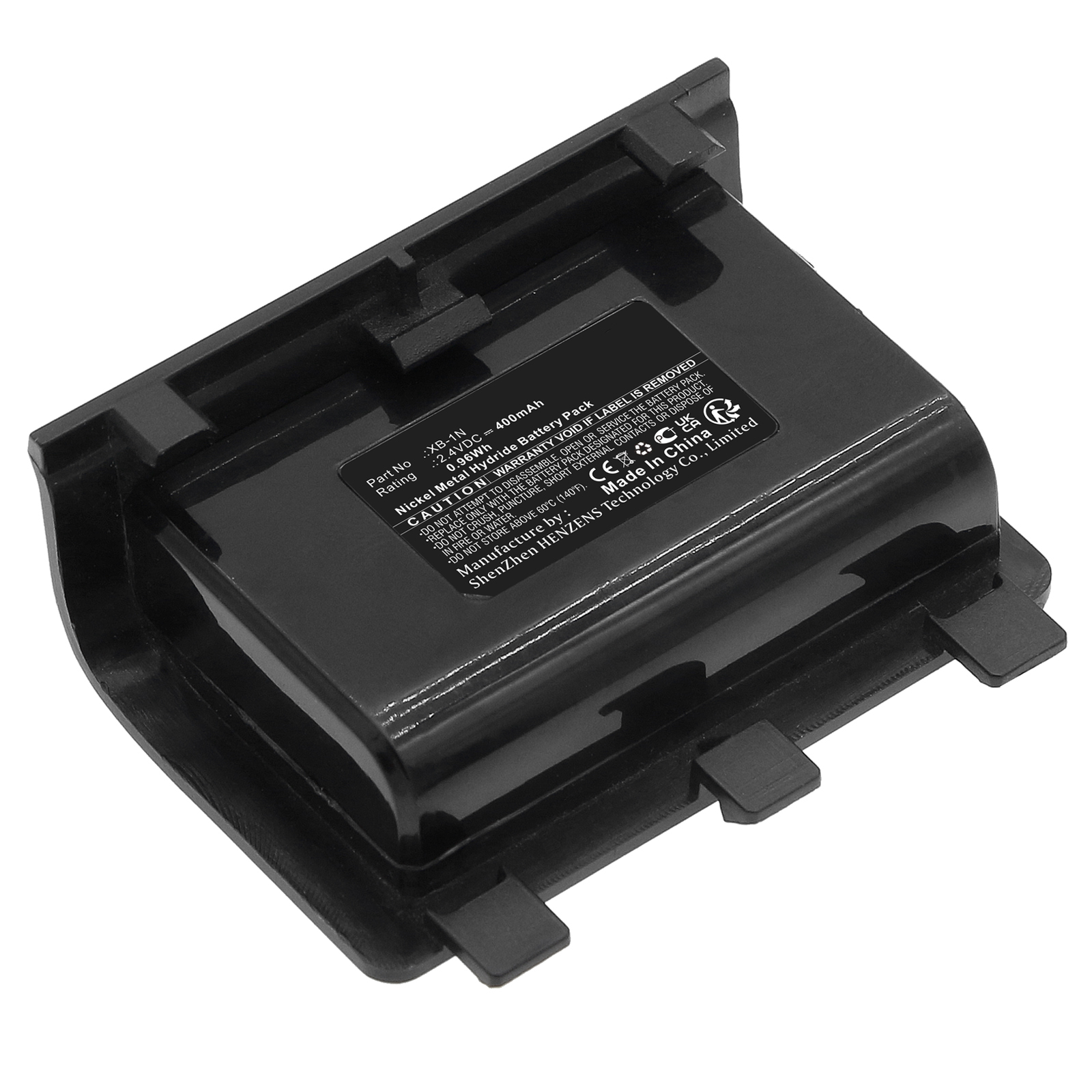 Synergy Digital Game Console Battery, Compatible with Microsoft XB-1N Game Console Battery (Ni-MH, 2.4V, 400mAh)