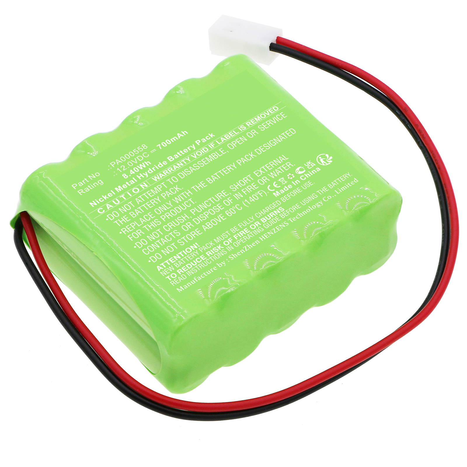 Synergy Digital Smart Home Battery, Compatible with Roma PA000558 Smart Home Battery (Ni-MH, 12V, 700mAh)