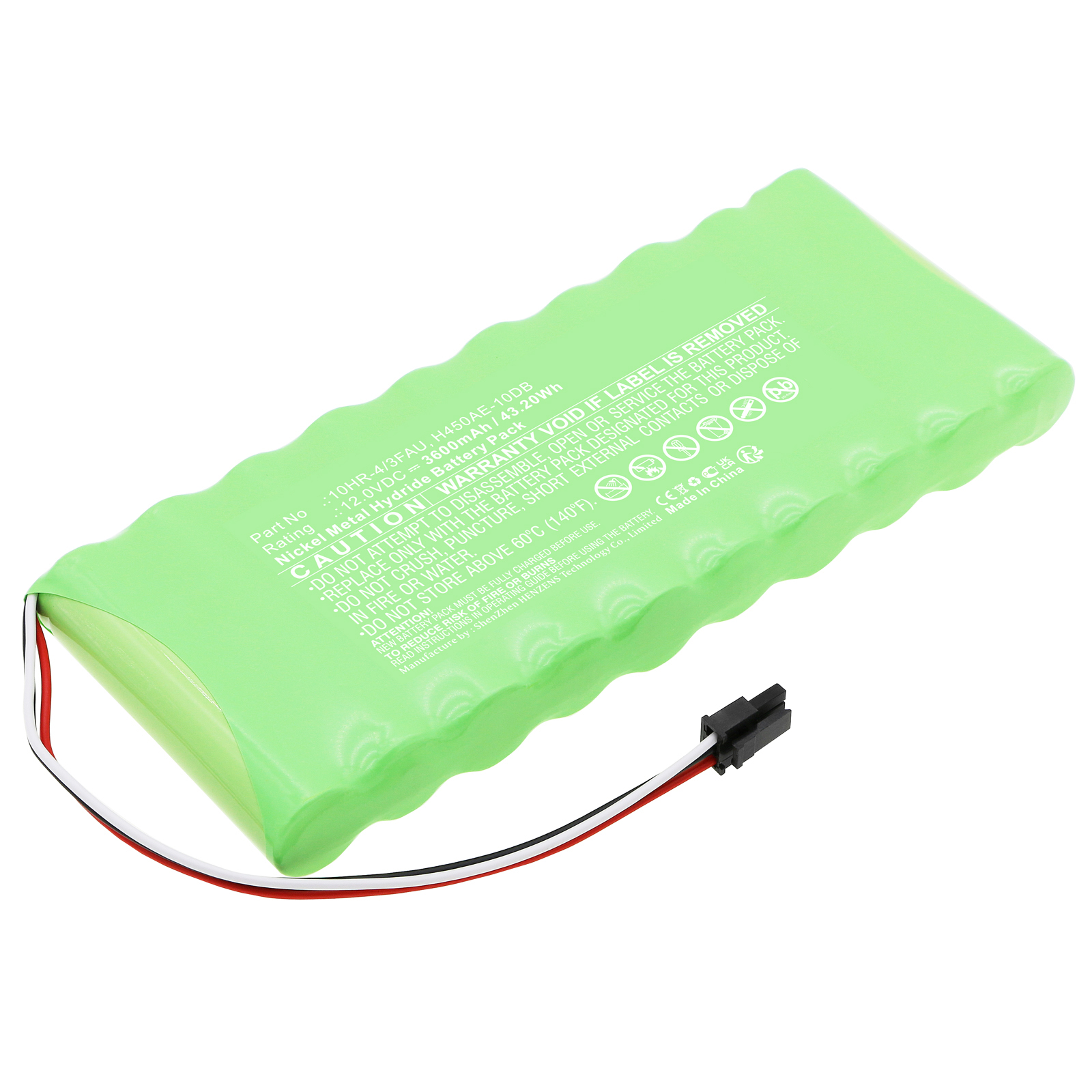 Synergy Digital Equipment Battery, Compatible with Diebold 29-014509-000A-1 Equipment Battery (Ni-MH, 12V, 3600mAh)