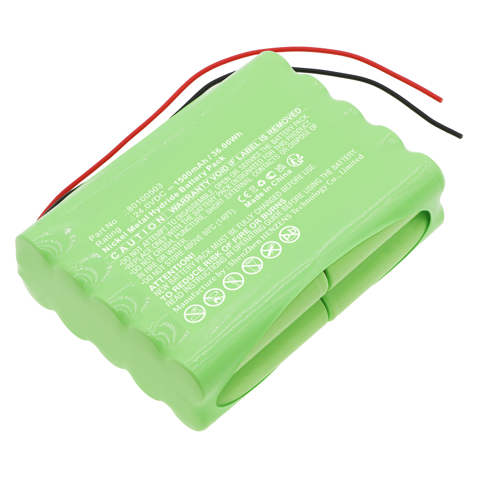 Synergy Digital Automatic Doors Battery, Compatible with Record 80100503 Automatic Doors Battery (Ni-MH, 24V, 1500mAh)