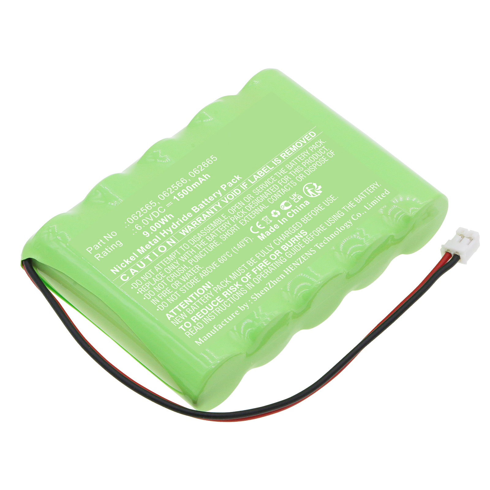 Synergy Digital Emergency Lighting Battery, Compatible with Legrand GRRHC11KT022 Emergency Lighting Battery (Ni-MH, 6V, 1500mAh)